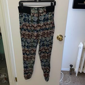 Material Girl Aztec Print Genie Pants